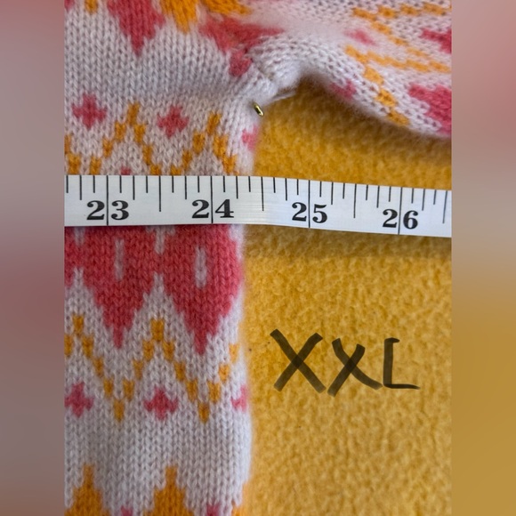 NWOT JCrew Cashmere Fair Isle crewneck sweater - Picture 7 of 9